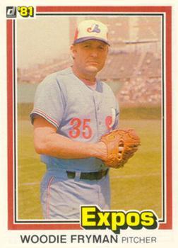 #331 Woodie Fryman - Montreal Expos - 1981 Donruss Baseball