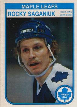 #331 Rocky Saganiuk - Toronto Maple Leafs - 1982-83 O-Pee-Chee Hockey