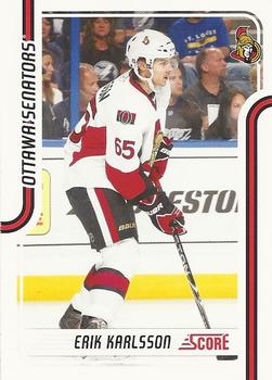 #331 Erik Karlsson - Ottawa Senators - 2011-12 Score Hockey