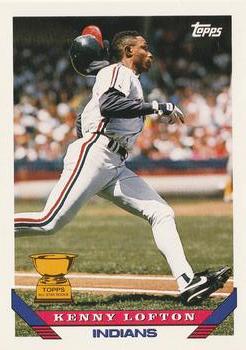 #331 Kenny Lofton - Cleveland Indians - 1993 Topps Baseball