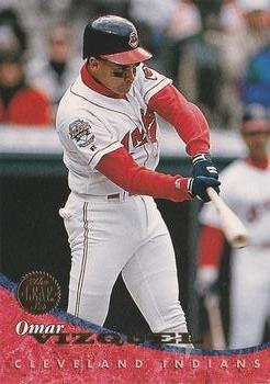 #331 Omar Vizquel - Cleveland Indians - 1994 Leaf Baseball