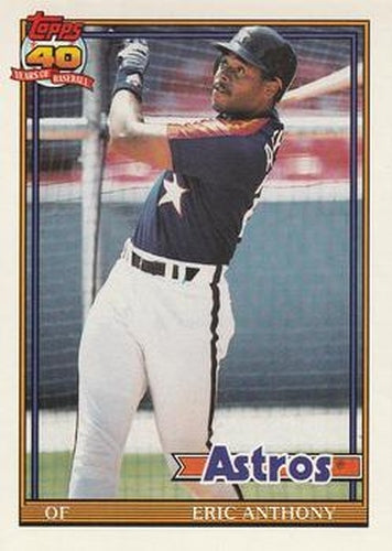 #331 Eric Anthony - Houston Astros - 1991 O-Pee-Chee Baseball