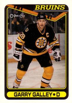 #331 Garry Galley - Boston Bruins - 1990-91 O-Pee-Chee Hockey