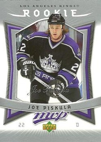 #331 Joe Piskula - Los Angeles Kings - 2007-08 Upper Deck MVP Hockey
