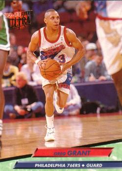 #331 Greg Grant - Philadelphia 76ers - 1992-93 Ultra Basketball