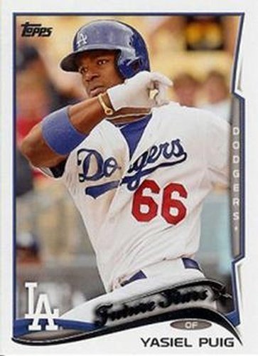 #331b Yasiel Puig - Los Angeles Dodgers - 2014 Topps Baseball