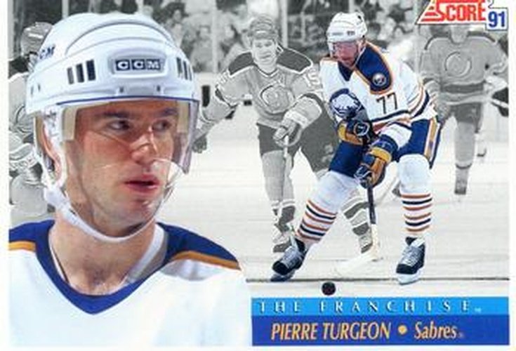 #332 Pierre Turgeon- Buffalo Sabres - 1991-92 Score Canadian Hockey