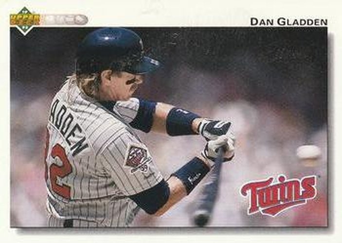 #332 Dan Gladden - Minnesota Twins - 1992 Upper Deck Baseball