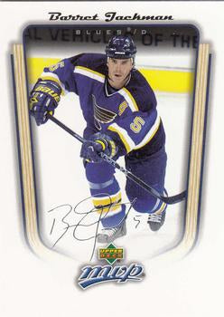 #332 Barret Jackman - St. Louis Blues - 2005-06 Upper Deck MVP Hockey