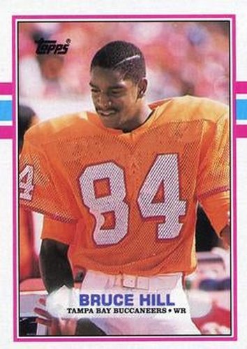 #332 Bruce Hill - Tampa Bay Buccaneers - 1989 Topps Football