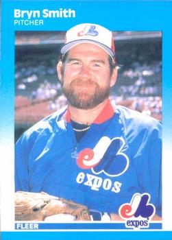 #332 Bryn Smith - Montreal Expos - 1987 Fleer Baseball