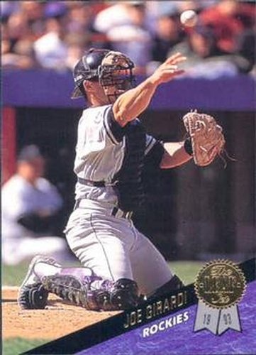 #332 Joe Girardi - Colorado Rockies - 1993 Leaf Baseball