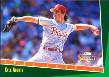 #332 Kyle Abbott - Philadelphia Phillies - 1993 Select Baseball