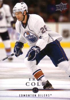 #332 Erik Cole - Edmonton Oilers - 2008-09 Upper Deck Hockey