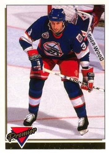 #332 Sergei Bautin - Winnipeg Jets - 1993-94 O-Pee-Chee Premier Hockey - Gold
