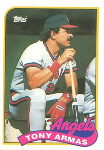 #332 Tony Armas - California Angels - 1989 Topps Baseball