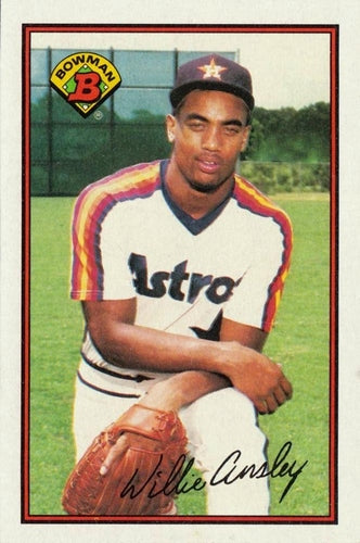 #332 Willie Ansley - Houston Astros - 1989 Bowman Baseball