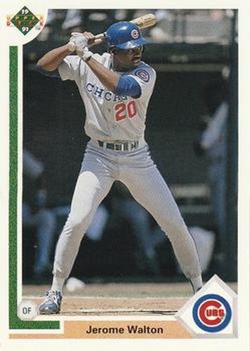 #332 Jerome Walton - Chicago Cubs - 1991 Upper Deck Baseball