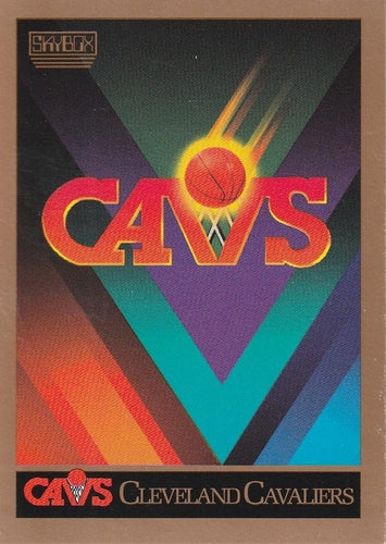 #332 Cleveland Cavaliers - Cleveland Cavaliers - 1990-91 SkyBox Basketball