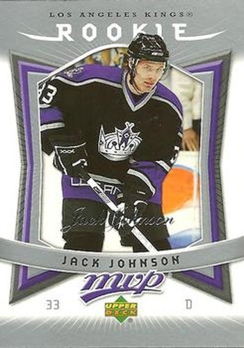 #332 Jack Johnson - Los Angeles Kings - 2007-08 Upper Deck MVP Hockey