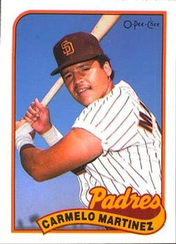 #332 Carmelo Martinez - San Diego Padres - 1989 O-Pee-Chee Baseball