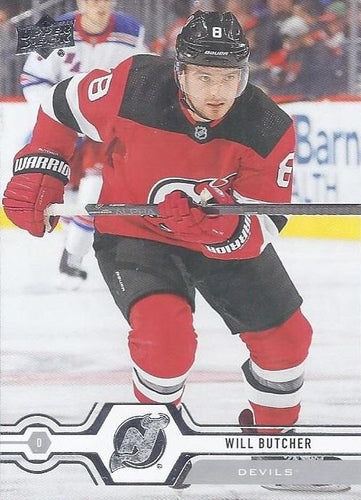 #332 Will Butcher - New Jersey Devils - 2019-20 Upper Deck Hockey