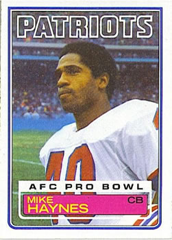 #332 Mike Haynes - New England Patriots - 1983 Topps Football