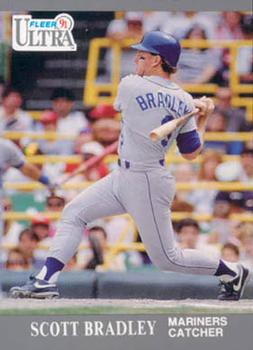 #332 Scott Bradley - Seattle Mariners - 1991 Ultra Baseball