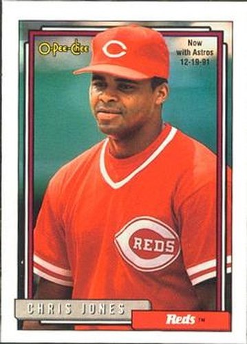 #332 Chris Jones - Houston Astros - 1992 O-Pee-Chee Baseball