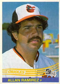 #332 Allan Ramirez - Baltimore Orioles - 1984 Donruss Baseball