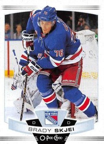 #332 Brady Skjei - New York Rangers - 2019-20 O-Pee-Chee Hockey