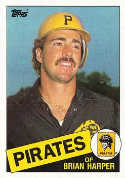 #332 Brian Harper - Pittsburgh Pirates - 1985 Topps Baseball
