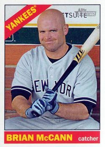#332 Brian McCann - New York Yankees - 2015 Topps Heritage Baseball