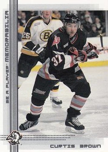 #332 Curtis Brown - Buffalo Sabres - 2000-01 Be a Player Memorabilia Hockey