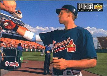 #332 David Justice - Atlanta Braves - 1994 Collector's Choice Baseball