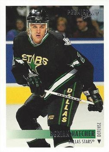#332 Derian Hatcher - Dallas Stars - 1994-95 Topps Premier Hockey