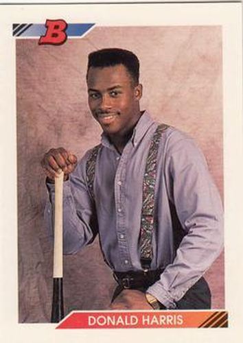 #332 Donald Harris - Texas Rangers - 1992 Bowman Baseball