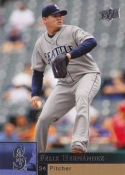#332 Felix Hernandez - Seattle Mariners - 2009 Upper Deck Baseball