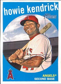 #332 Howie Kendrick - Los Angeles Angels - 2008 Topps Heritage Baseball