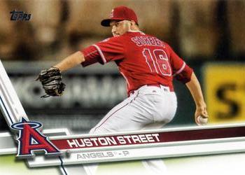 #332 Huston Street - Los Angeles Angels - 2017 Topps Baseball