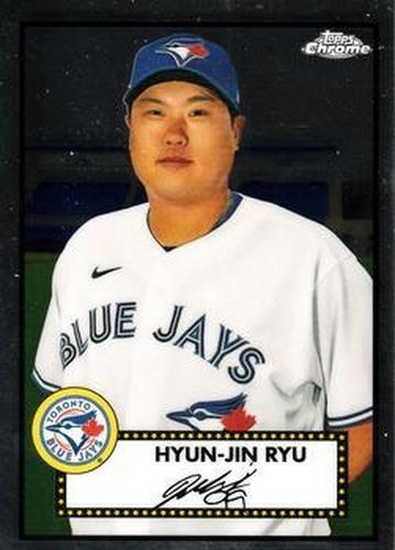 #332 Hyun-Jin Ryu - Toronto Blue Jays - 2021 Topps Chrome Platinum Anniversary Baseball