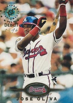 #332 Jose Oliva - Atlanta Braves - 1995 Stadium Club Baseball