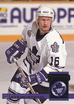 #332 Nikolai Borschevsky - Toronto Maple Leafs - 1993-94 Donruss Hockey