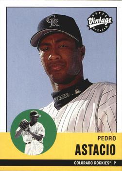 #332 Pedro Astacio - Colorado Rockies - 2001 Upper Deck Vintage Baseball
