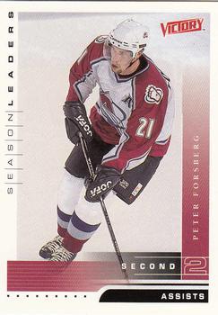 #332 Peter Forsberg - Colorado Avalanche - 1999-00 Upper Deck Victory Hockey