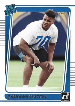 #332 Rashawn Slater - Los Angeles Chargers - 2021 Donruss Football