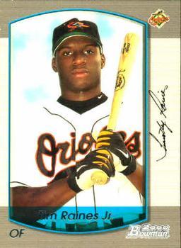 #332 Tim Raines Jr. - Baltimore Orioles - 2000 Bowman Baseball