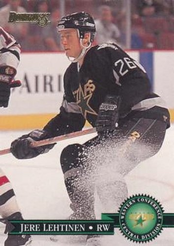 #332 Jere Lehtinen - Dallas Stars - 1995-96 Donruss Hockey
