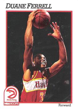 #332 Duane Ferrell - Atlanta Hawks - 1991-92 Hoops Basketball