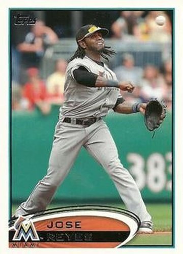 #332 Jose Reyes - Miami Marlins - 2012 Topps Baseball